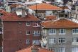 Istanbul, Turkey. A view of houses on the bank of the Bosphorus