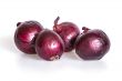Large bulbs of red onions