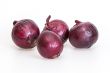 Large bulbs of red onions