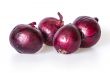 Large bulbs of red onions