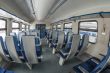 Interior of the car of a regional train