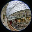 Moscow,Complete circular fisheye view of the trading floor
