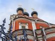 Moscow, architectural details of an Orthodox church
