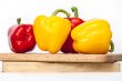 Large paprika of red and yellow color