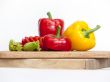 Large paprika of red and yellow color