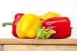Large paprika of red and yellow color