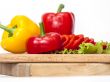 Large paprika of red and yellow color