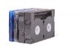 The Music Casette on the white background