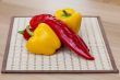 Large paprika of red and yellow color