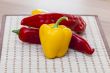 Large paprika of red and yellow color