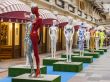 Moscow, GUM historical shop. Exhibition of "Freestyle"