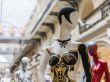 Moscow, GUM historical shop. Exhibition of "Freestyle"