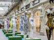 Moscow, GUM historical shop. Exhibition of "Freestyle"