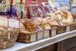 Moscow,  GUM, f counter with pastries and sweets