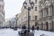 Moscow, Nikolskaya Street in the winter