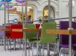 Moscow, GUM. Cafe in a trading floor of the GUM