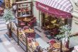 Moscow, GUM. Cafe in a trading floor of the GUM