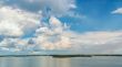 Clouds over the lake