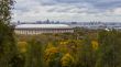 Moscow, Russia. A view of the city from an observation deck.