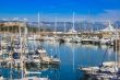 Antibes, France. A view of yachts in city port