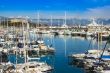 Antibes, France. A view of yachts in city port