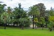 Corner of park in the Mediterranean