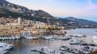 Monaco, port and residential areas