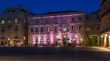 Monaco,  residential areas and port in the night