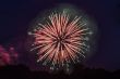 Fireworks bokeh patriotic background
