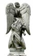 Mature marble angel figurine