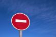 Road stop sign
