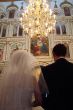 Wedding Couple in Orthodox Cathedral
