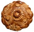 Isolated Ukrainian festive bakery Holiday Bread