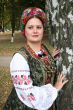 lady in Ukrainian costume