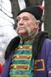 ukrainian Cossack with long gray whiskers