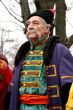 ukrainian Cossack with long gray whiskers