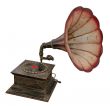 antique sound output phonograph or gramophone
