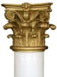 gold top capital of white column