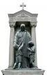 sculpture of Jesus Christ with children