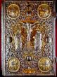 rich golden cover of Orthodox Gospel or Bible