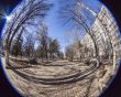 Pushkino, Russia, spring landscape