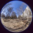 Pushkino, Russia, spring landscape