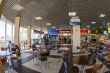 The food court in shopping center