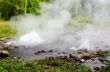 Spring of naturally hot water