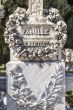 Nice, France. Gravestone monuments on a city cemetery