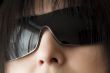 Woman face in sunglasses