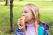 Eating cute girl