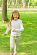 Cute running girl