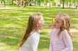 Cute two playing girls