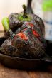 charcol scorched fresh bell peppers